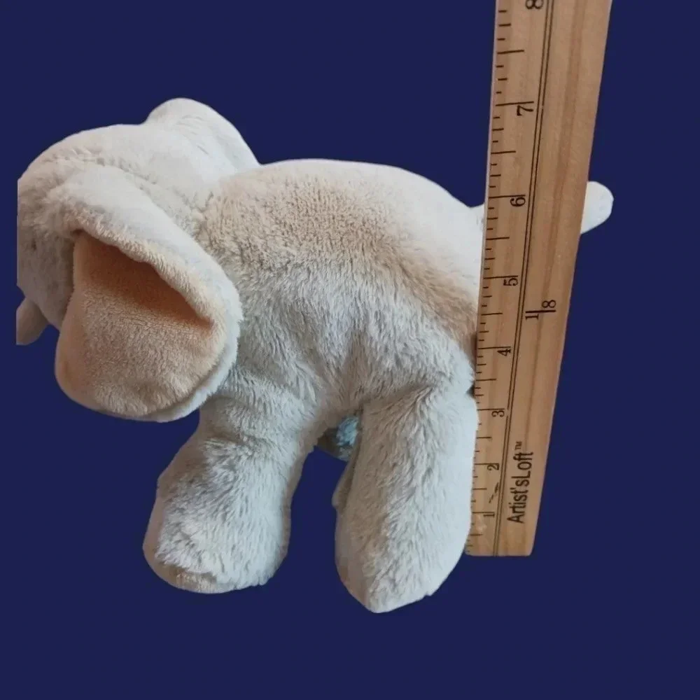 Ganz velvety elephant soft cuddly stuffed animal gray color no code